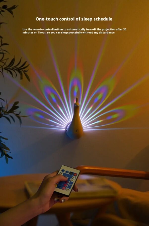 Peacock Projection Lamp - Image 4